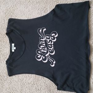 MATE THE LABEL Livin Easy cropped tank top NWOT